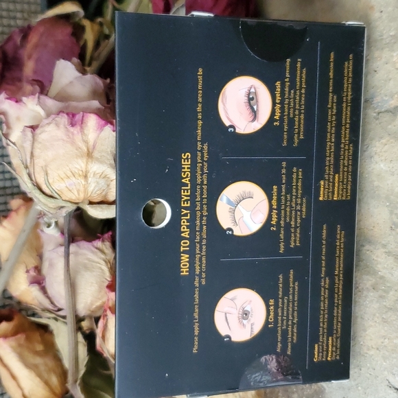 New!! LAFLARE 3D FAUX MINK PREMIUM SILK LASHES  LFSD14E - Picture 3 of 3